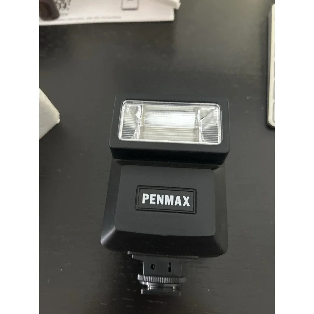 Vintage Penmax PX-2 Electronic Flash Unit Camera Hot Shoe w/ Box & Manual